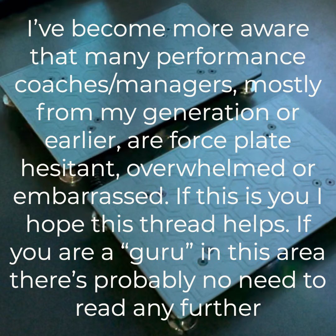 My first thread, bare with me - not for everyone. I’ve taken it for granted that force plate use is common practice these days in high performance sport. Interestingly, many of my discussions of late with teams suggest otherwise