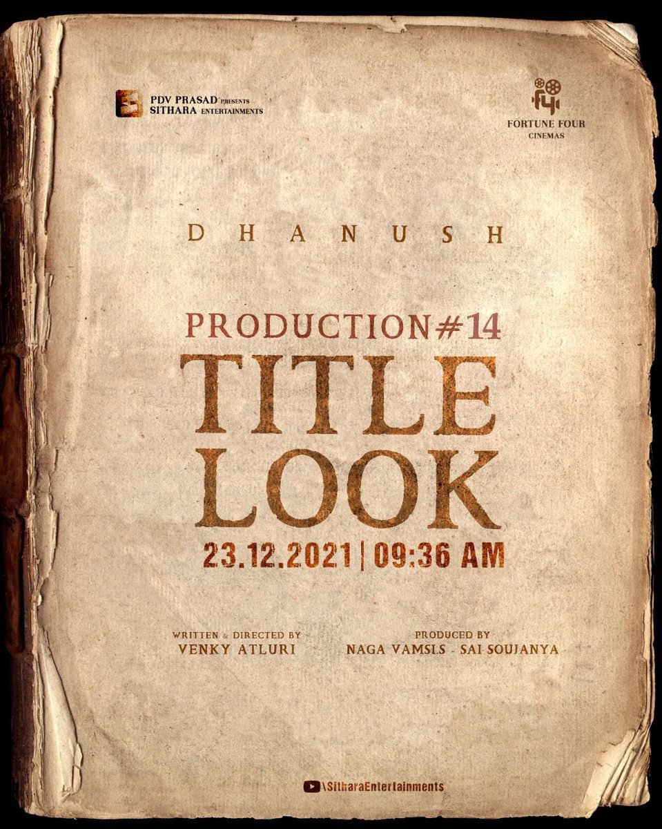 Dhanush tweet media