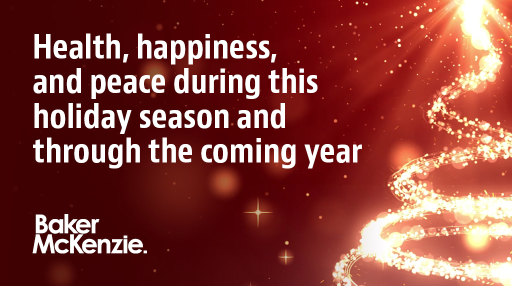 bakermckenzie's tweet photo. Happy Holidays from us all at Baker McKenzie! https://t.co/EBHkDoCdlH