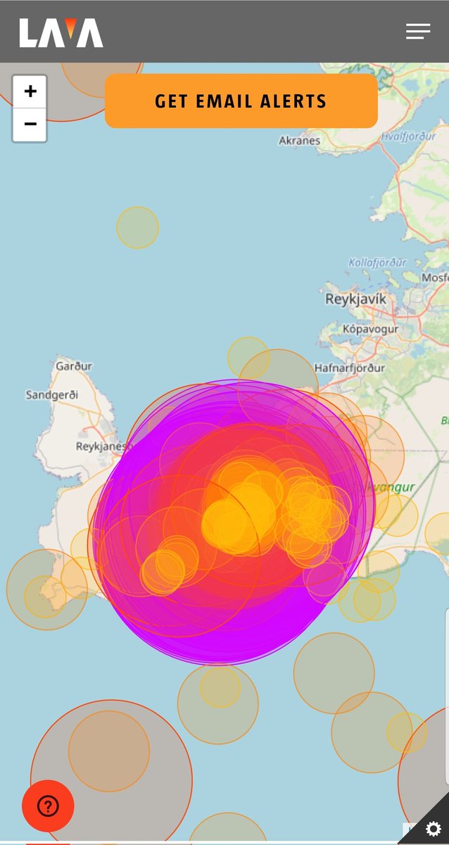 100s of earthquakes during the last 12 hours at Fagradalsfjall