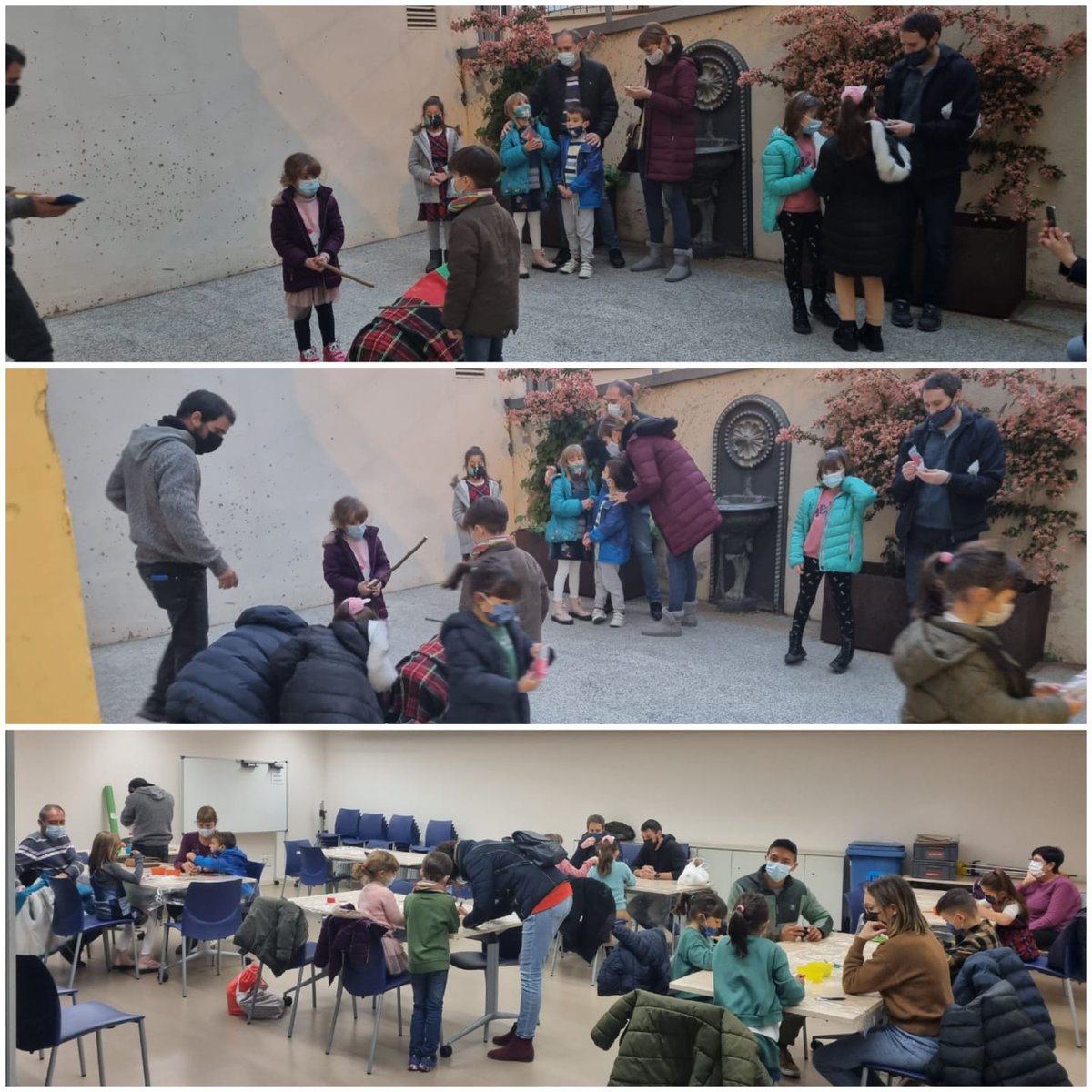 MuseuLH's tweet photo. Ahir al taller familiar del "Tió" a #CanRiera vam conèixer la llegenda i la relació amb altres tradicions nadalenques. També vam escoltar i practicar diferents cançons populars i, posteriorment entre tots, vam cantar per fer-lo cagar. 
https://t.co/RRq4tvVxJX
#NadalLH #nadalmdlh https://t.co/d5Zvx4S894