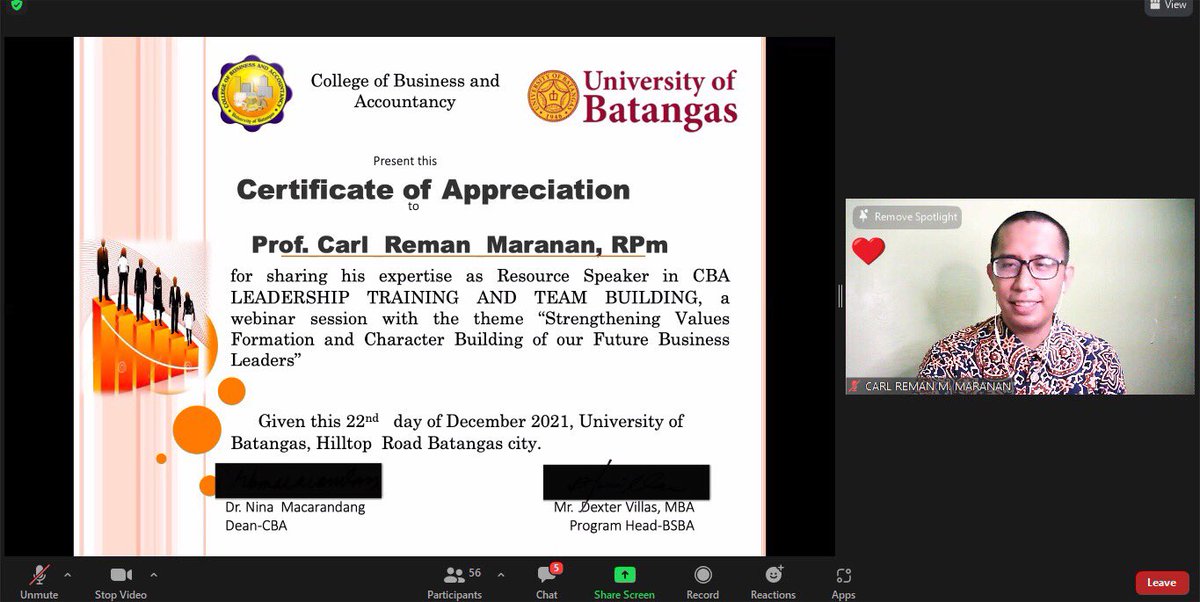 iPsyCARLogy's tweet photo. Thank you very much UB College of Business and Accountancy. ππ»π€π₯°
#speaCARLengagement. #LeadershipTraining. #TeamBuilding. #OneCBA. https://t.co/XWdQzlvd4k
