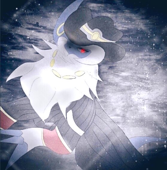 pokemon (creature) solo no humans red eyes hat glowing closed mouth  illustration images