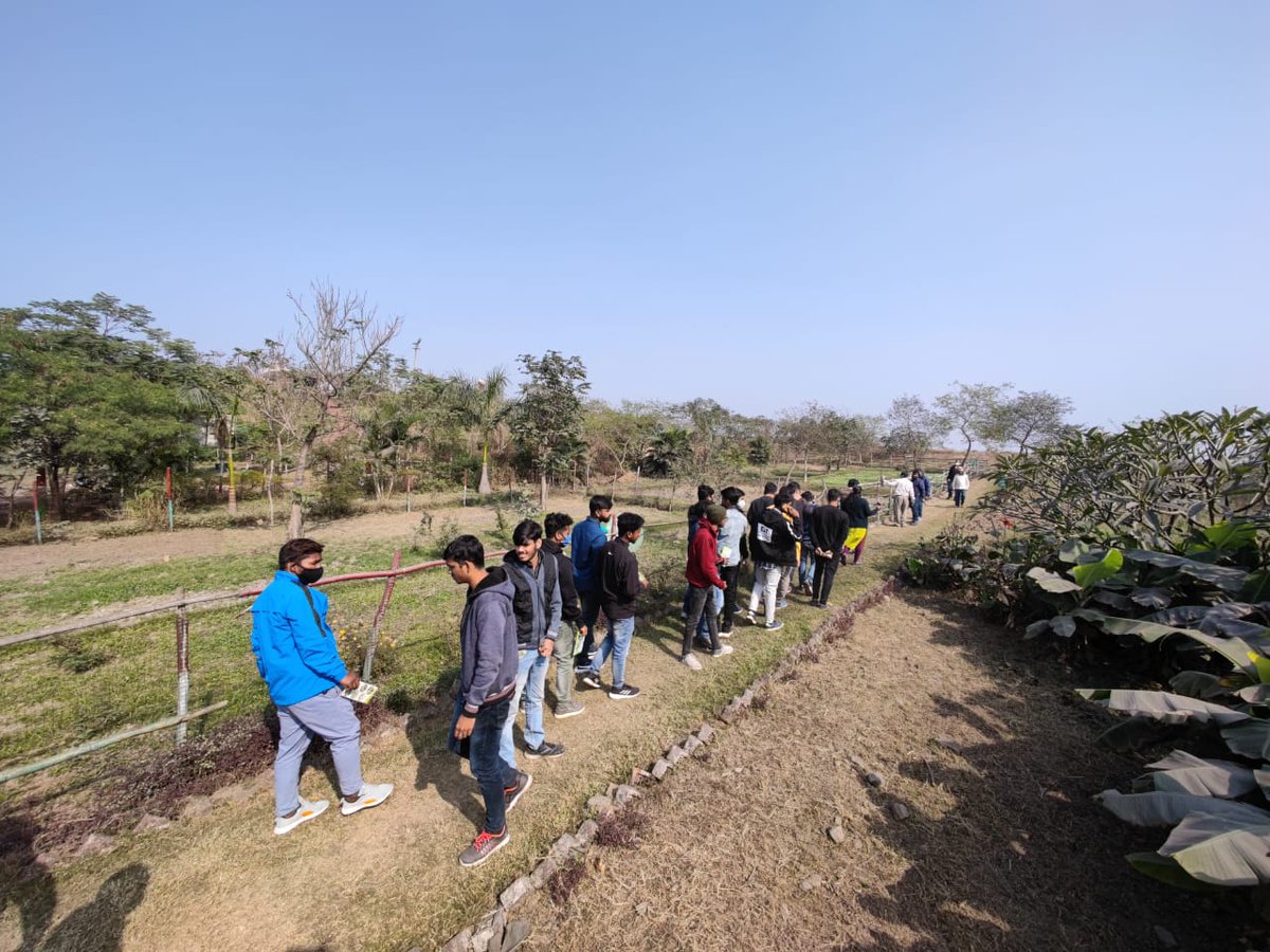 BCCLofficial's tweet photo. Under the Azadi Ka Amrut Mahotsav “Achievements @ 75” initiative, an eco-tourism visit to Gokul Eco-cultural Park and NT-ST mines of BCCL was organized for 38 final year students of Mining Engineering department BIT, Sindri, Dhanbad by Environment Dept. &amp; Lodna Area BCCL. https://t.co/rj8a4gxT4B
