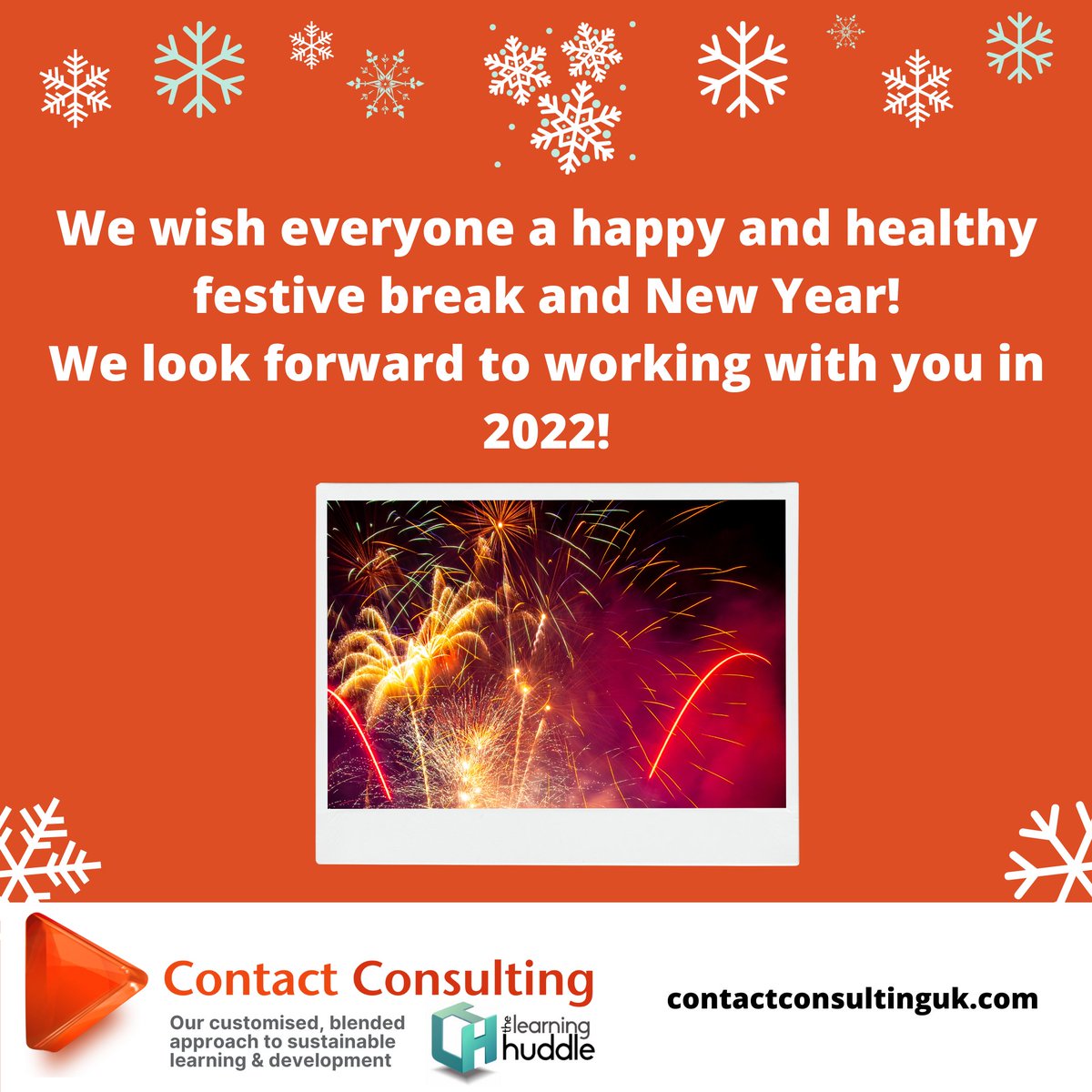 ContactUK's tweet photo. We wish you a happy and healthy festive break and New Year from all at @ContactUK and look forward to working with you in 2022!

For ideas on how to develop your leaders, managers and teams follow our page @ContactUK 

#newyear #teams #change #luxury #success #trust #leaders https://t.co/8cdmGxuwpk