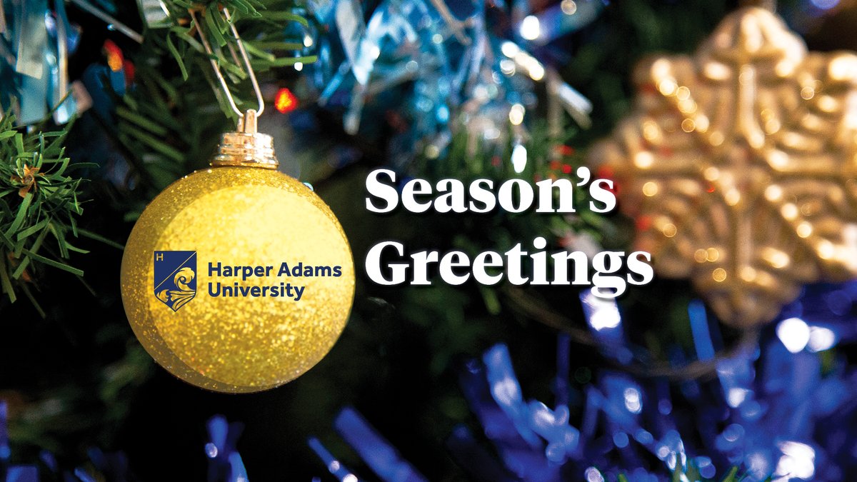 HarperAdamsUni's tweet image. Wishing all of our students, staff, alumni and supporters a happy and healthy break. 

A very Merry Christmas to all those celebrating, and we look forward to working together towards a prosperous and fulfilling 2022!

#Christmas #Christmas2021 #SeasonsGreetings