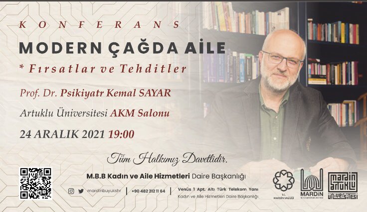 MAU Kadın ve Aile Çalışmaları Merkezi ve MBB Kadın ve Aile Hizmetleri Daire Başkanlığı ortaklığı ile gerçekleştireceğimiz programa bütün öğrencilerimiz ve halkımız davetlidir. <a href="/ibrahimozcosar/">ibrahim özcoşar</a> <a href="/mardinartuklu/">Mardin Artuklu Üniversitesi</a>