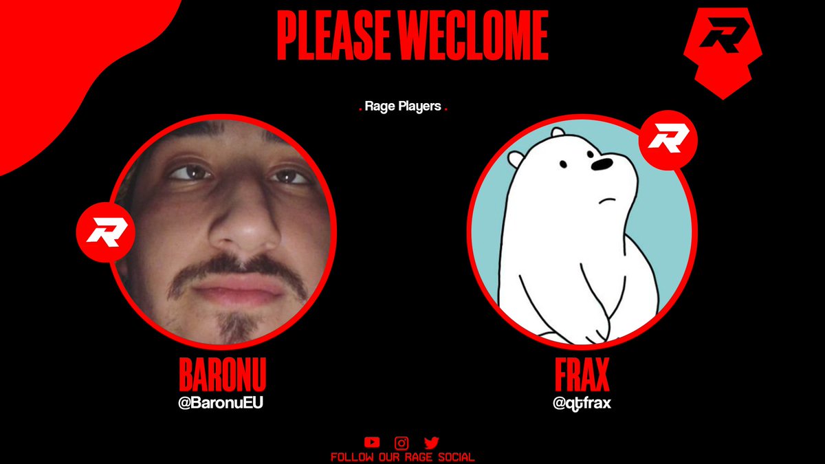 RageTeamGGs's tweet photo. 📌RC
Please Welcome to
🇬🇧 @qtfrax 
🇩🇪 @BaronuEU 
Our new Fortnite players
#Rages #RageRc https://t.co/Ti1pEnFekT