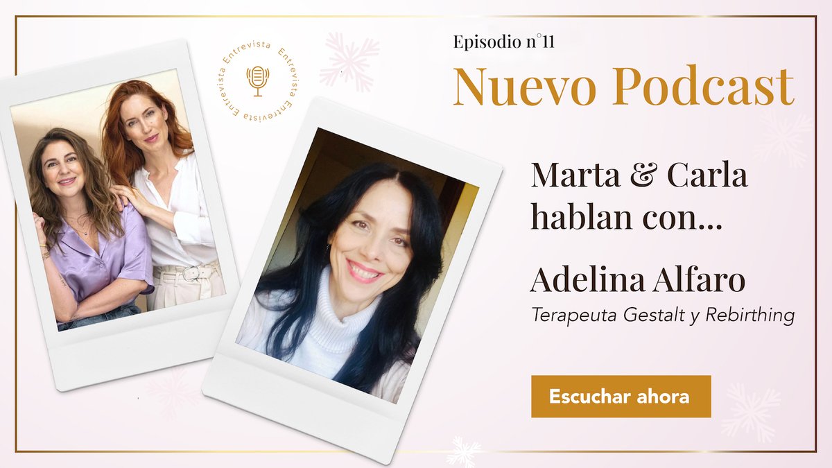 ¡No te pierdas nuestro último podcast del año!
Entrevistamos a #AdelinaAlfaroRudilla, que nos habla de la trampa de las expectativas desde el punto de vista de la terapia Gestalt y el Rebirthing.
*Podcast disponible en exclusiva en nuestra plataforma.
#practicatubienestar