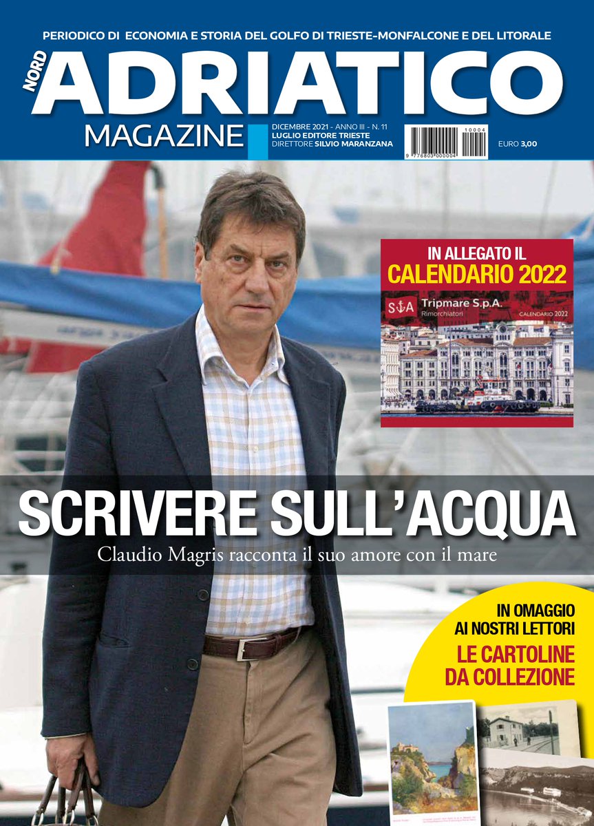 nordadriaticmag's tweet photo. In edicola da oggi il nuovo numero di @nordadriaticmag . Due le strenne natalizie per i lettori: il calendario 2022 della #Tripmare e la terza serie di cartoline storiche d collezione dedicate stavolta ai paesaggi di Duino Aurisina https://t.co/IgHsMRFX46