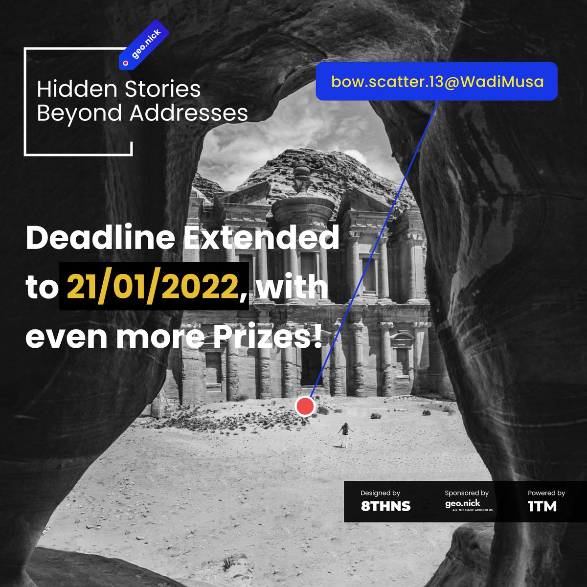 1TM_hq's tweet photo. NEW DEADLINE to submit is January 21, 2022, and new total prize is USD6,200 - JOIN here>> https://t.co/pZxnBEUpbU #creatoreconomy #1TM #Collaboration #DesignContest https://t.co/gNR5K81OUR