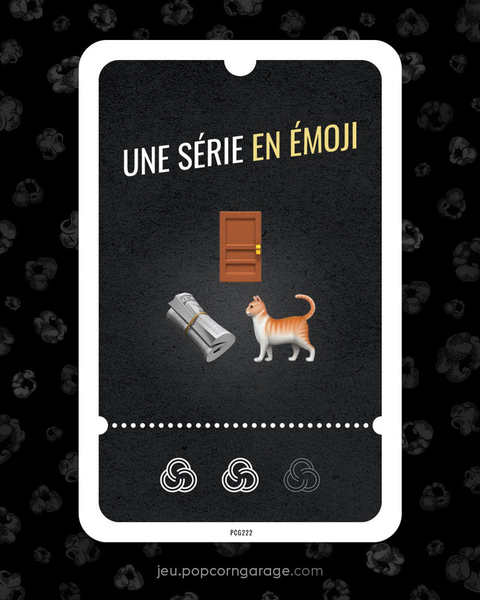 Retrouve la série qui se cache derrière cette carte ? 😊 🍿

PopCorn Garage, le jeu qui rends fous les Sérivores
jeu.popcorngarage.com/acheter-le-jeu/

#PopCornGarage #PopCorn66