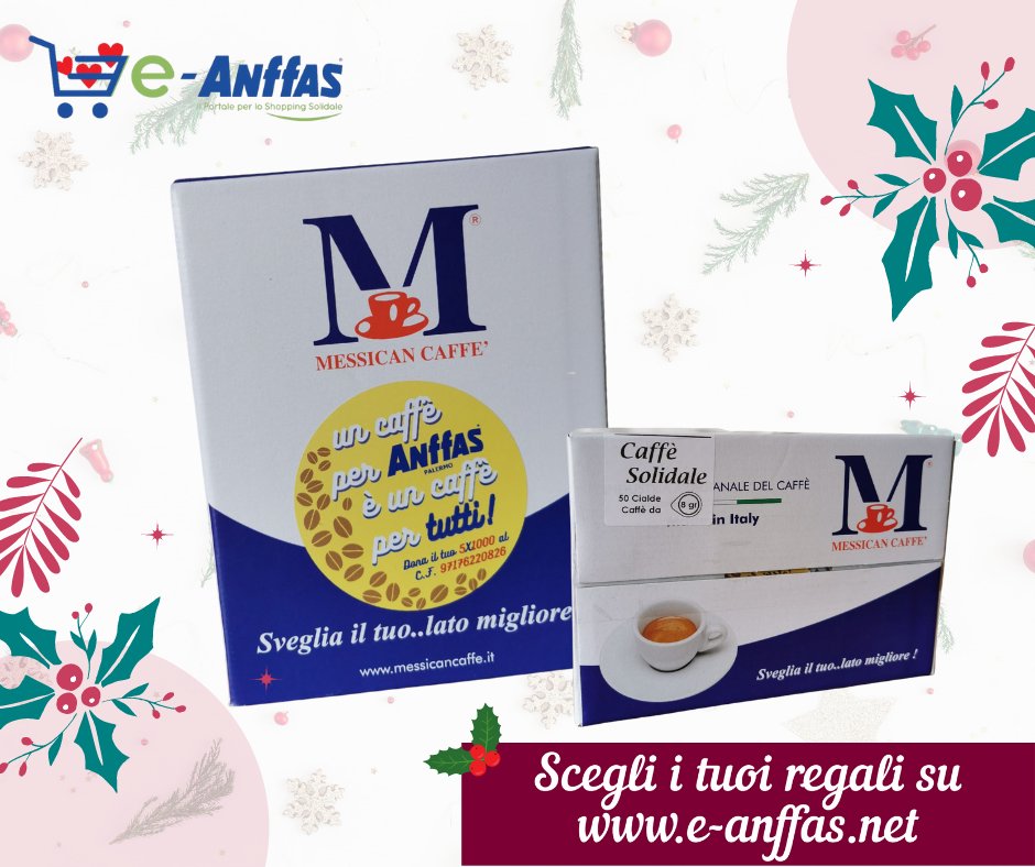 e-Anffas (@e_anffas) on Twitter photo 🆕 Disponibile "#Caffèsolidale - un caffè per #Anffas è un caffè per tutti" di <a href="/anffas_palermo/">Anffas Palermo</a>: sceglilo come dono solidale per il tuo #Natale2021 sulla piattaforma #eAnffas 👉 e-anffas.net/anffas-onlus-p…
#regalisolidali #inclusionelavorativa 🆕 Disponibile "#Caffèsolidale - un caffè per #Anffas è un caffè per tutti" di <a href="/anffas_palermo/">Anffas Palermo</a>: sceglilo come dono solidale per il tuo #Natale2021 sulla piattaforma #eAnffas 👉 e-anffas.net/anffas-onlus-p…
#regalisolidali #inclusionelavorativa