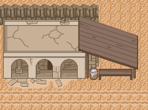 Added a place for some kind of shop maybe 😀

#pixelart #pixels #ドット絵 #gamedev #indiedev #indiegame #aseprite