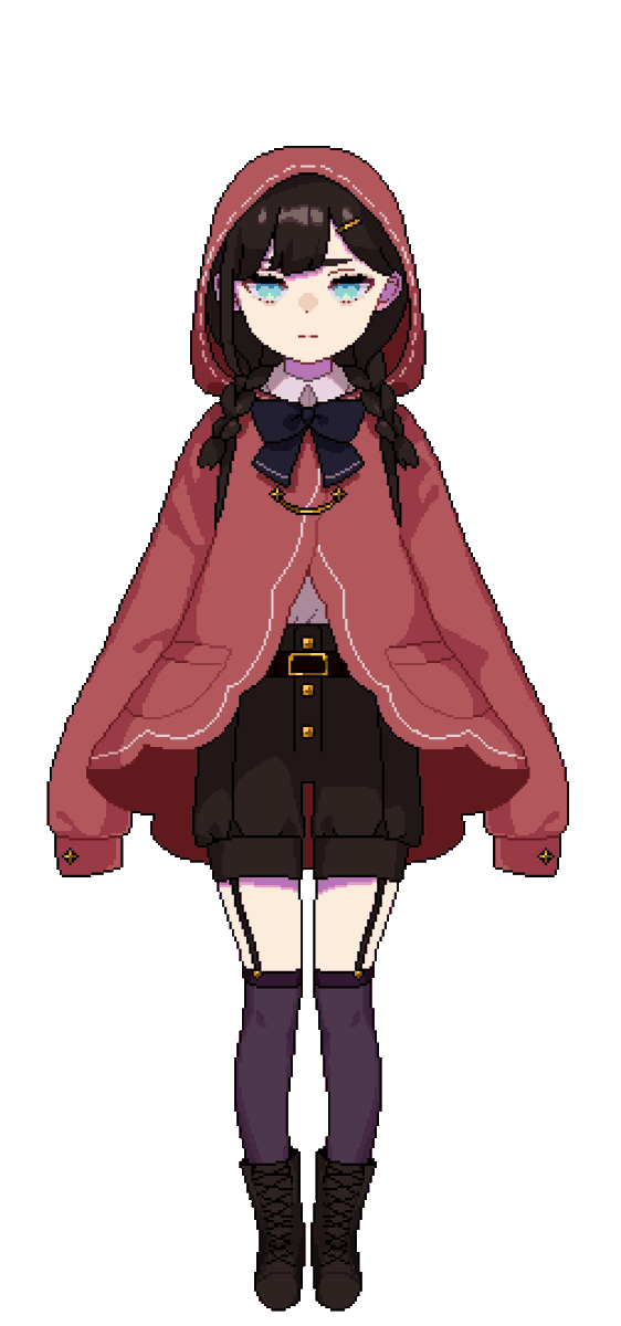 HiJump_Games's tweet photo. ワンダーランのキャラ紹介♪
「赤ずきんちゃん」
冷たい目つきで主人公達を睨む
随分とゴツい銃をお持ちで。
Little Red Riding Hood.
Glaring at the main characters with cold eyes.
You have a very rugged gun.
■iOS/Android
https://t.co/oCve1i2MiU
#ワンダーラン #WonderRun #indiegame https://t.co/MDmirEuIFA