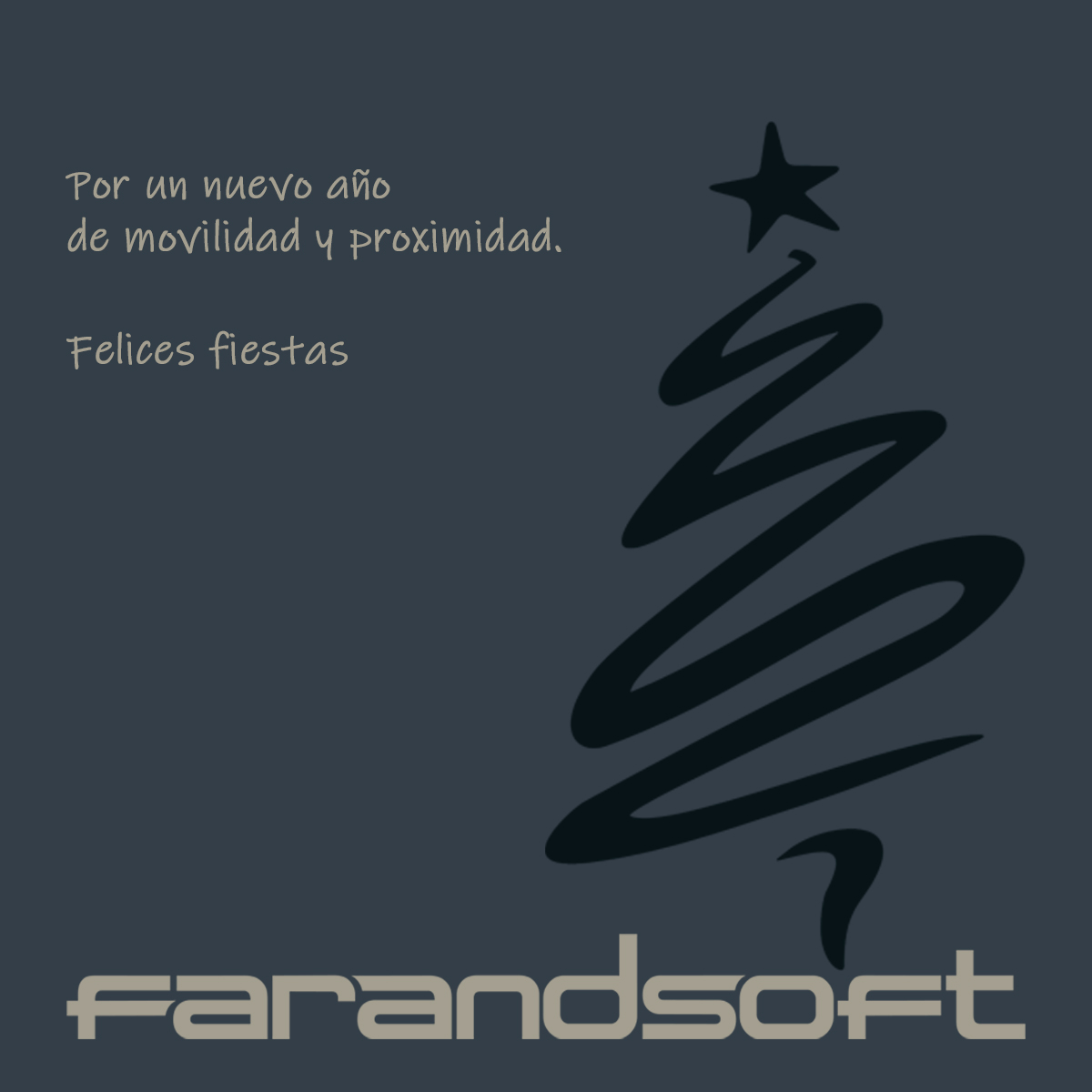 FARANDSOFT's tweet photo. Desde #farandsoft os deseamos muy buenas fiestas.
#movilidad #ventas #navidad #felicesfiestas https://t.co/hrIs0Bw9ec