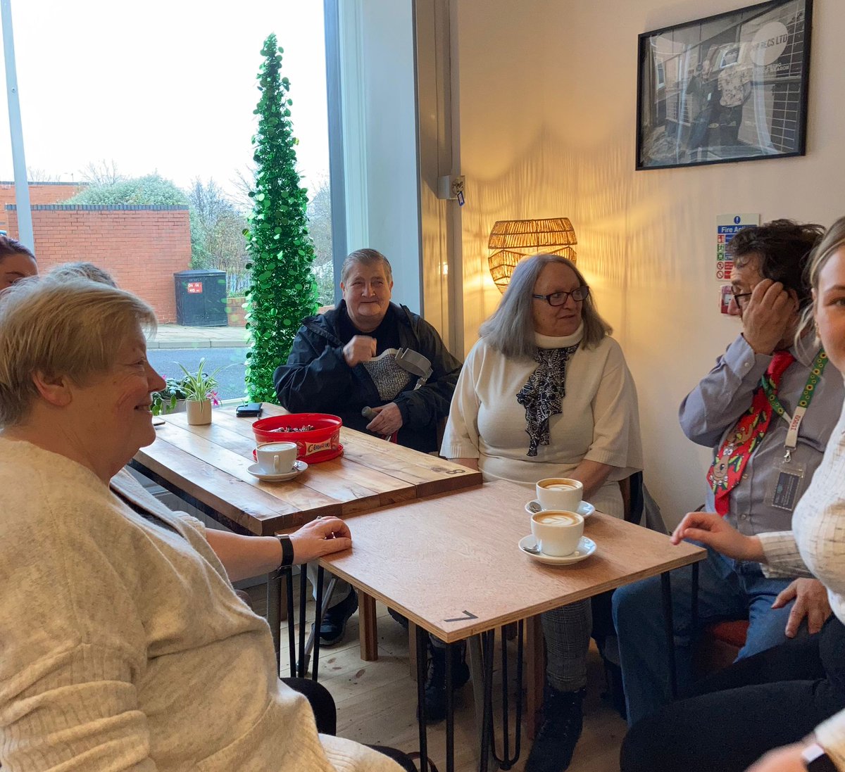 Holly &amp; Maxine hosted the last Sunderland HAZ well-being meeting of 2021 for East End residents  at <a href="/PopRecsLTD/">Pop Recs CIC</a>. Lovely to be able to get together before Christmas in such a fab new venue. #PopRecs #twbpt #heritageactionzone #Sunderland #HistoricEngland