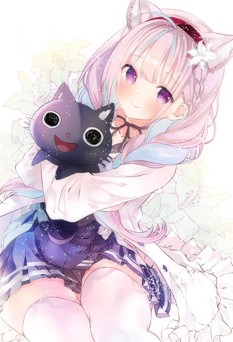 花のようなあくたん(*˘︶˘*).。.:*♡かわいすぎるだろーー(*˘︶˘*).。.:*♡#湊あくあ  #あくあーと #ホロライブ 