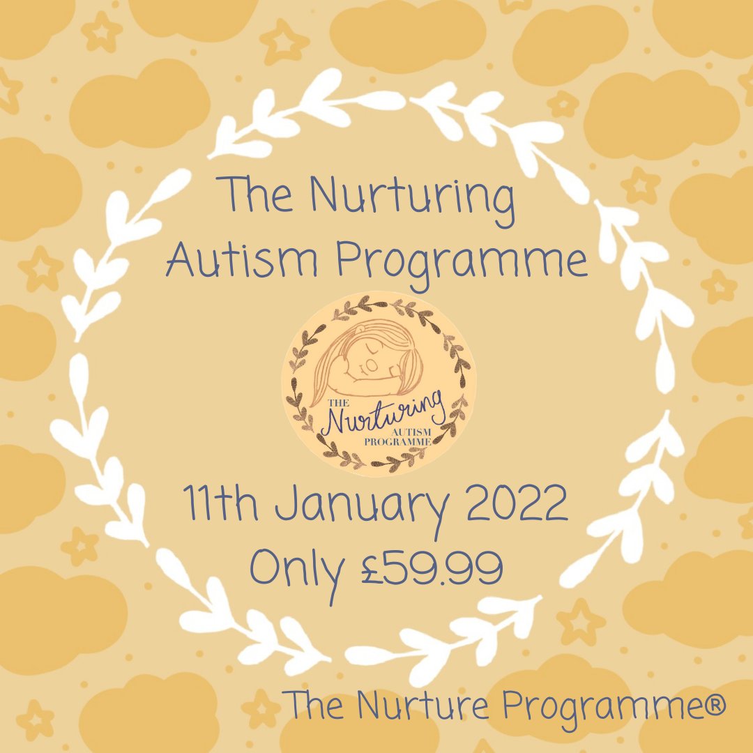 TheNurturePro's tweet image. Exploring autism from the Autistic perspective.

In this 5 week CPD accredited programme, we will provide techniques for supporting Autistic individuals &amp;amp; their siblings.

Starting 11th January

#SENDTwitterCommunity

thenurtureprogramme.co.uk/the-nurturing-…

With:
@Stigmaphrenia_1 
@LauraKerbey