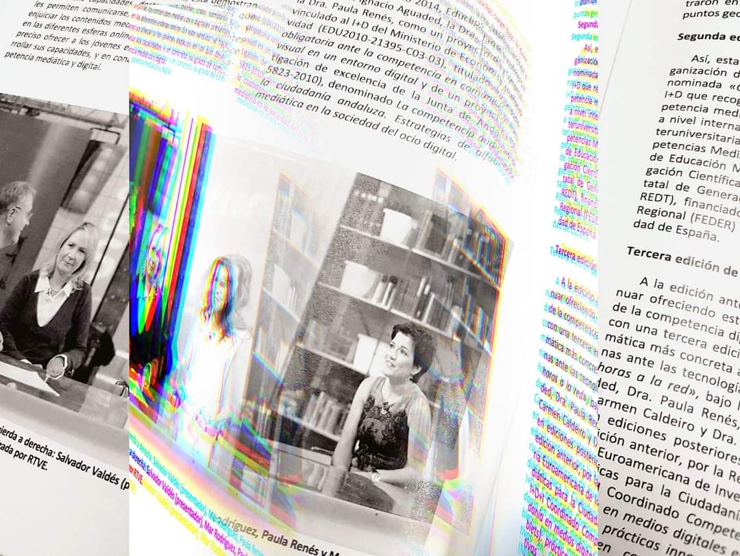 educlips's tweet photo. "Educlips, certamen para fomentar la producción audiovisual ética entre jóvenes universitarios". Artículo de @paulaunican y @marrosell, publicado en el número 'Redes sociales y educación' de la revista Comunicación y Pedagogía, coordinado por @aguaded. 

https://t.co/JtKjoDiDu7 https://t.co/MoT1MfdMUa