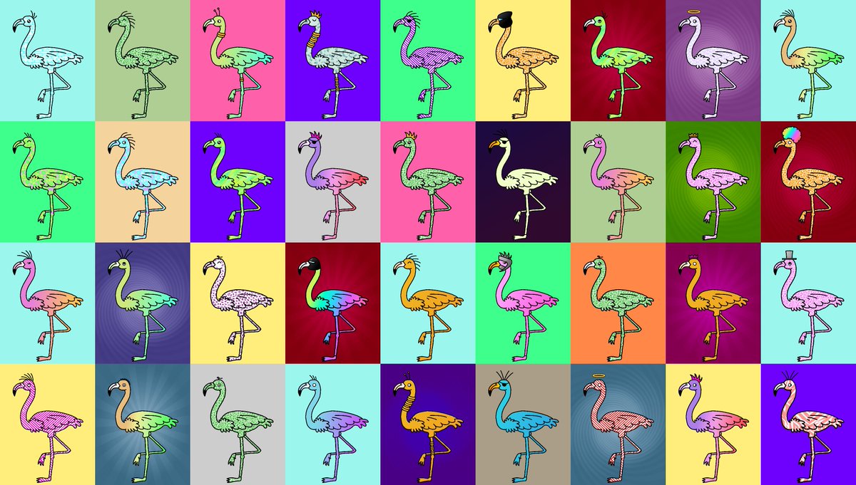 Hey everyone! 

Public Sale starts TODAY at 6:00 PM GMT🚀

Price per flamingo: 

0001 - 1000 —> Ξ 0.03
1001 - 3000 —> Ξ 0.04
3001 - 5000 —> Ξ 0.05
5001 - 7000 —> Ξ 0.06
7001 - 9000 —> Ξ 0.07
9000 -10000 —> Ξ 0.08

#NFT #NFTs #NFTCommunity #NFTart #NFTdrop