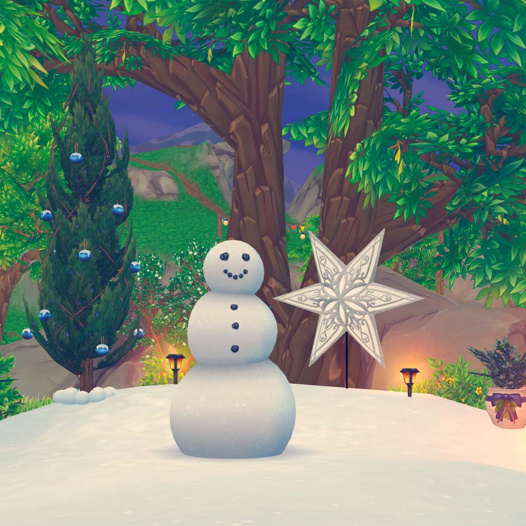 StarStable's tweet photo. 🎶 Do you want to build a snowman? 🎶 Well, we got some festive news for you, because this year you'll be able to in Jorvik! ☃️ 
You’ll get different props to dress up your snowman. Make sure to share your favorite creation under #JorSnowman &amp; #SSOWinterFest. https://t.co/HAKo5DSOQ1