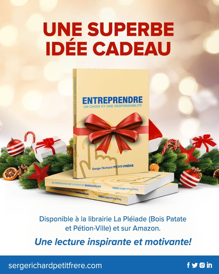 srpetitfrere's tweet photo. Faites plaisir à vos proches et à vos amis durant cette période de fêtes. #GoodReading #EntrepreneurshipHaiti #EntreprendreDifferemment https://t.co/NoD52A7bpN