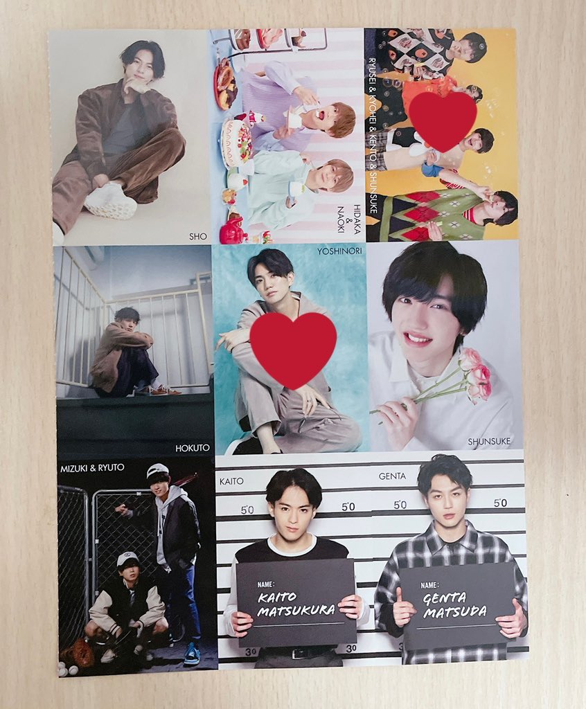 M38468384's tweet photo. Myojo 2月号 交換

譲→写真
求→♥️の物

大2小3��入済(なにわソロのみ2ずつ)
※キンプリステッカーシートも有り。

︎︎︎︎☑︎人気メンバー比率違い優先
︎︎︎︎☑︎郵送での交換のみ(局留め❌)
︎︎︎︎☑︎複数交換優先
︎︎︎︎☑︎ツイフィ必読の上、交換物の写真と一緒にリプお願い致します。 https://t.co/pUtUgLBrEJ