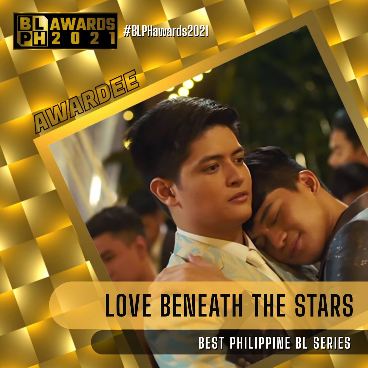 BLPH AWARDS 2021 ✨
Love Beneath The Stars won the Best Philippine BL Series Award! Congratulations💖
WATCH THE LIVE AWARDS NIGHT HERE
🔗fb.watch/a2NNpvDGJJ/

#BLPHawards2021 #BoysLovePH