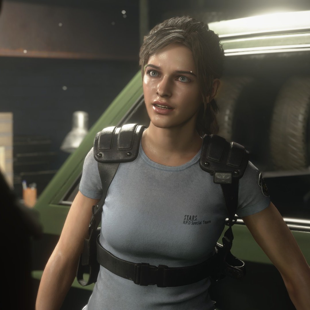 What y'all think of Jill Valentine with a ponytail in her STARS unifor...