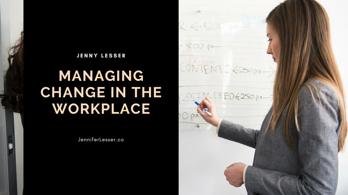 #Change is inevitable in the workplace, but how you manage it will set the tone. I shared some tips on my blog to help you navigate change smoothly! #leadership #management #businessdevelopment 

https://t.co/1U6VjncRLi https://t.co/eorK2Wtab2