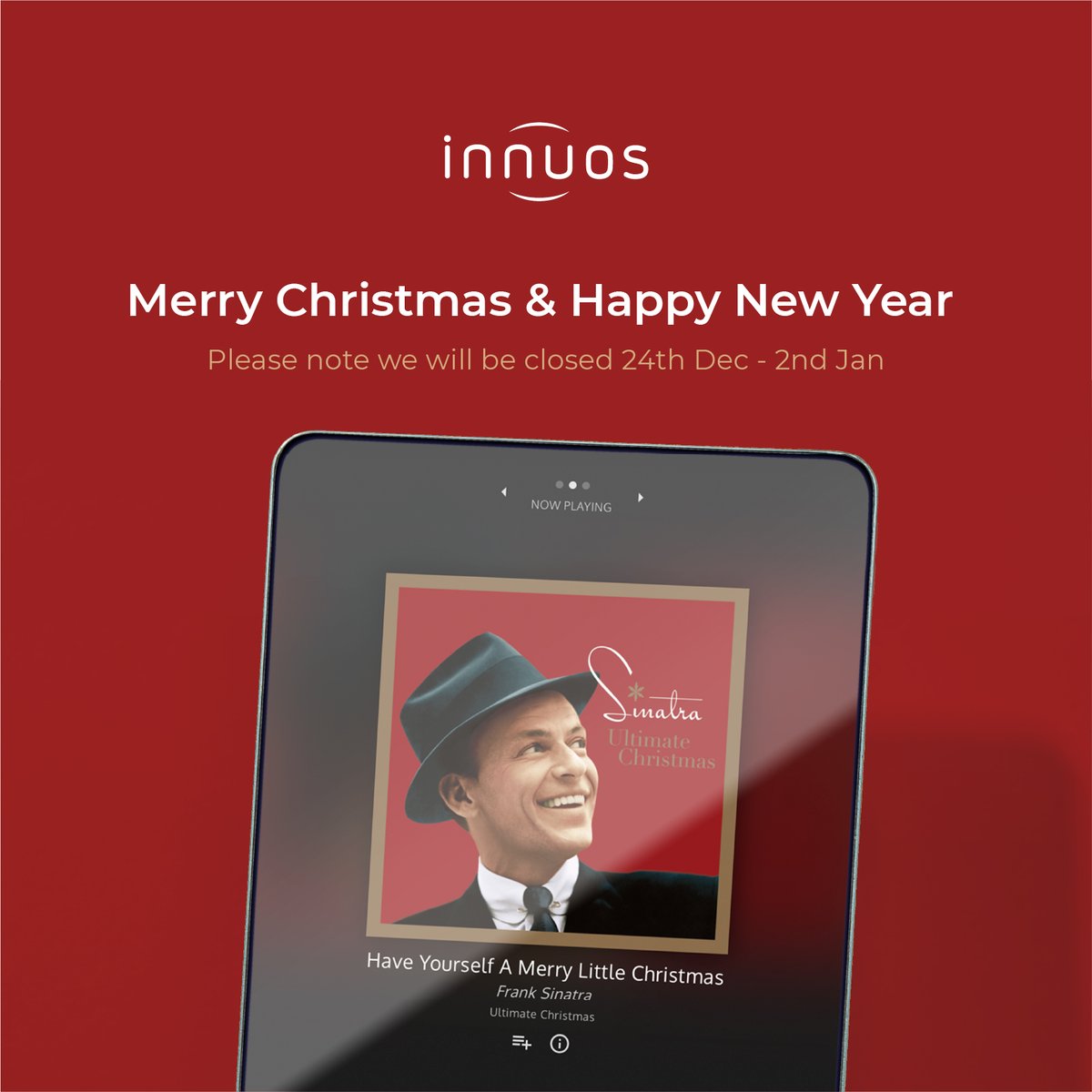 InnuosDE's tweet photo. The Innuos team wishes you a Merry Christmas and a Happy New Year filled with new beginnings, happiness, success and prosperity for everyone! https://t.co/bJkF9Mutho