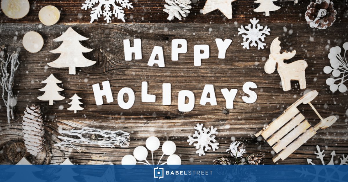 BabelKnowledge's tweet photo. Wishing you happy holidays!❄️ #BabelOn https://t.co/JapUbEjtNe