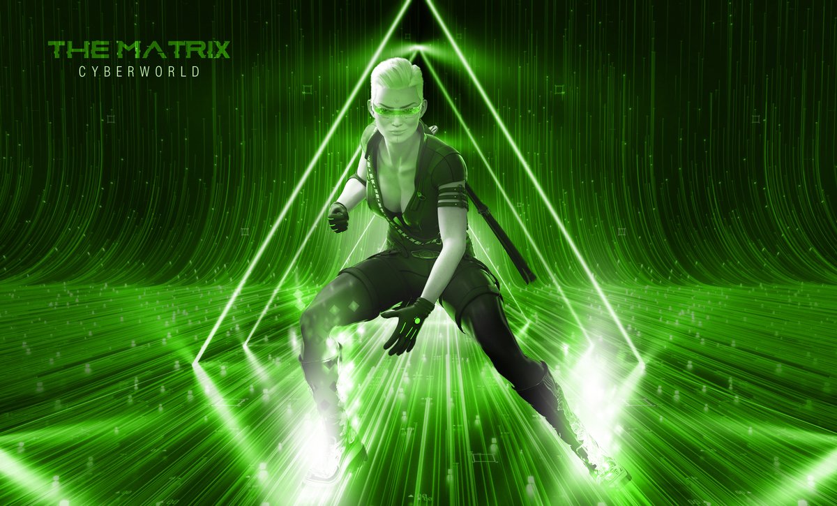 CMDR_FOSDYKE's tweet image. Green version #MatrixRessurections #3dart