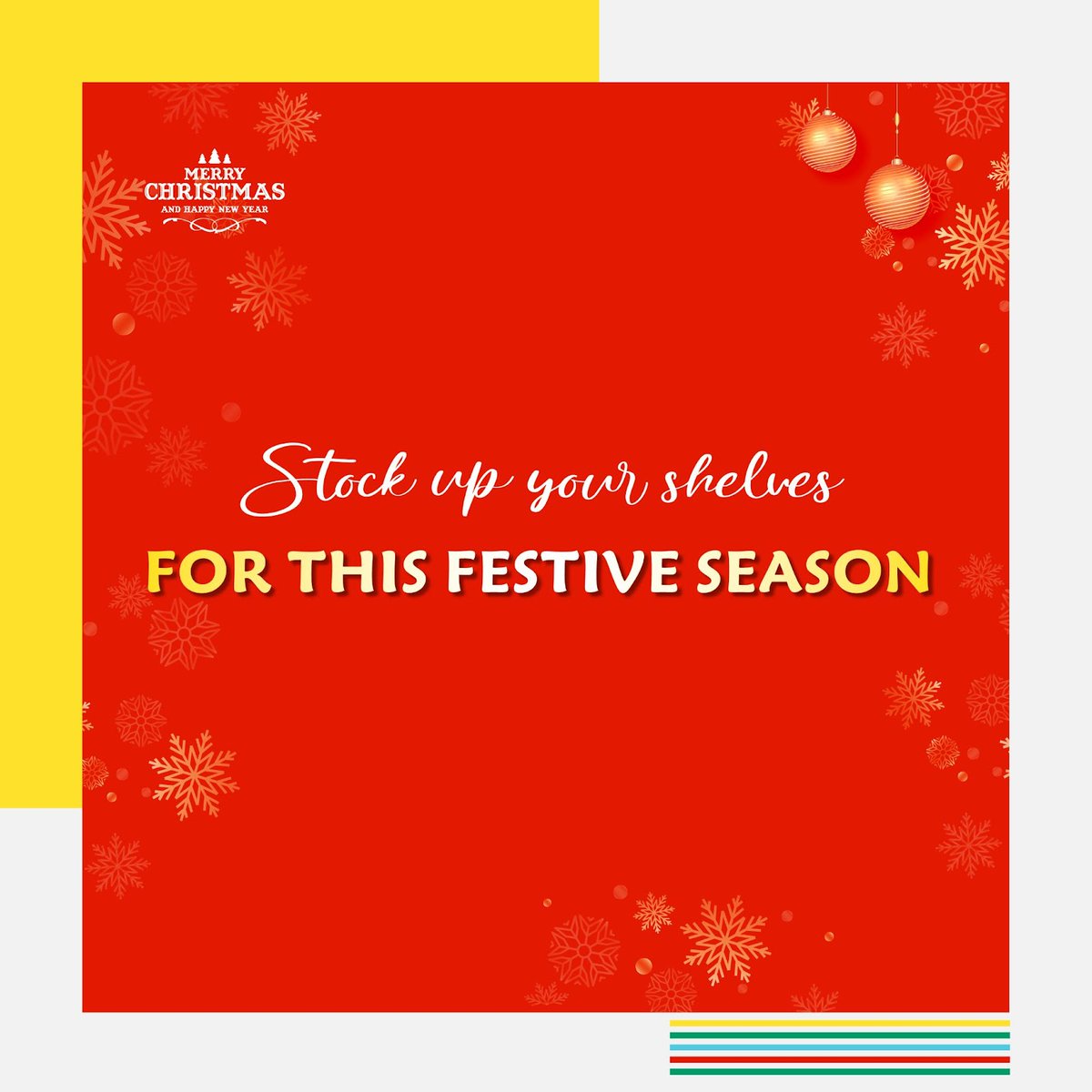 Spinneysbev's tweet photo. #ShopwithSpinneys now to stock up on your fave drinks this holiday season! 🎉
Our #FestiveSpecialOffer runs from December 22 to January 2 only. See you soon! 🎁
#SpinneysBev https://t.co/2yhjWuwZxn