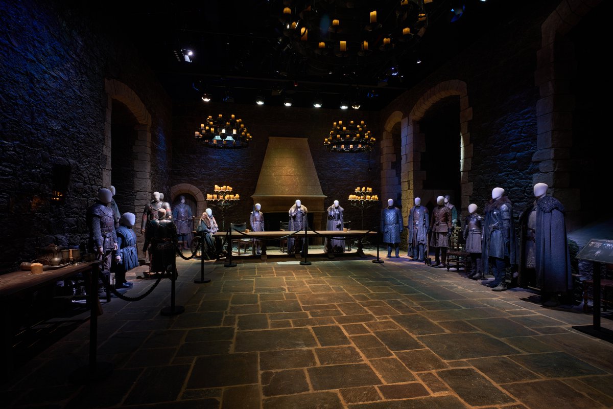gotstudiotour's tweet photo. News from Westeros. First look at Winterfell Great Hall, Production and Costume Design areas of Game of Thrones Studio Tour. Step onto authentic sets and go behind the scenes from 4th Feb 2022. Gift vouchers, flexible for 24 months and tickets available at https://t.co/nz64fnGkSp https://t.co/id2smn9Ws0