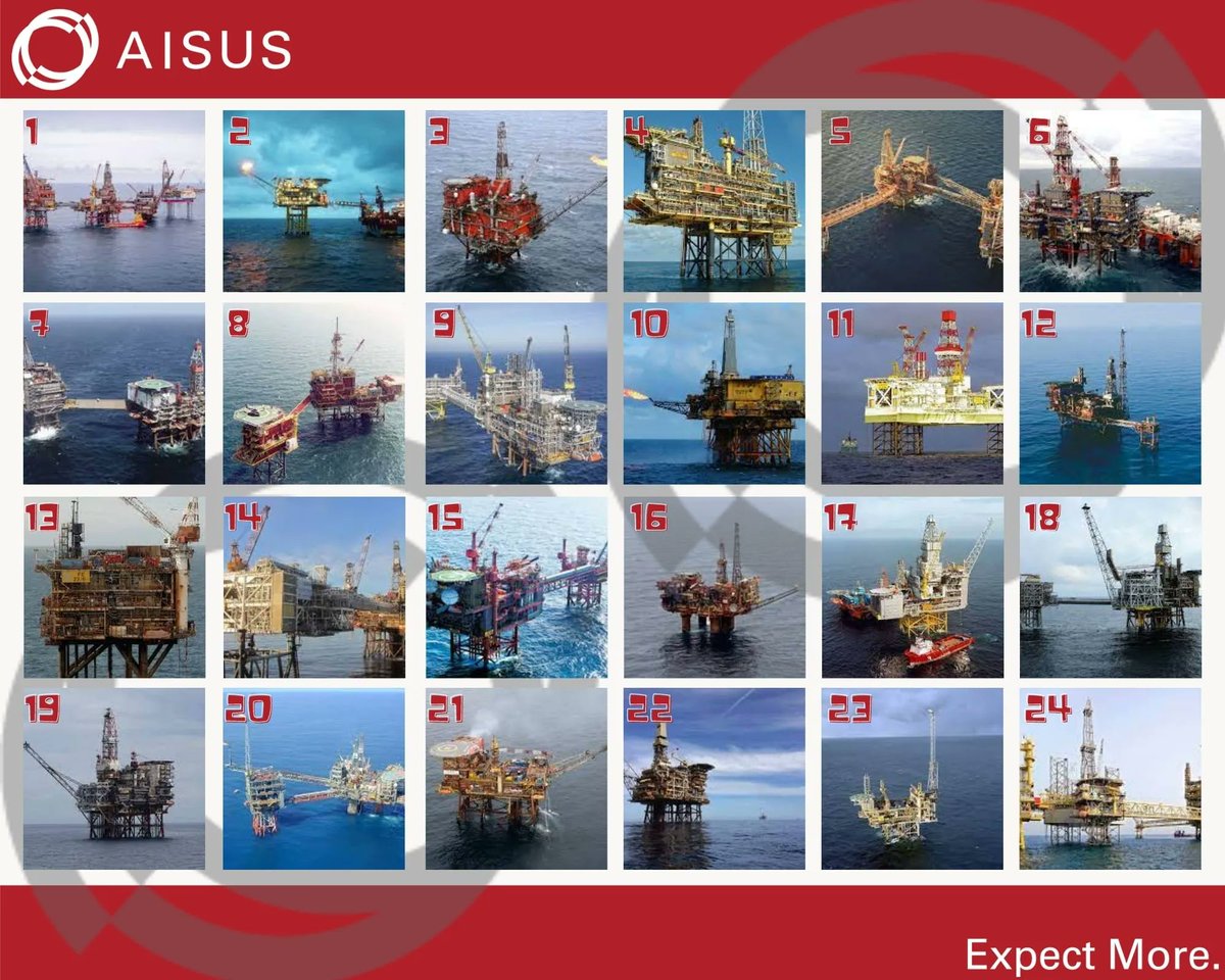 Do you recognise or have you visited any of these assets?

@Aisus have been on all of these in what has been another busy year full of success stories for our clients, thank you for your support.

#Merrychristmas #oilandgas #offshoreassets #2022