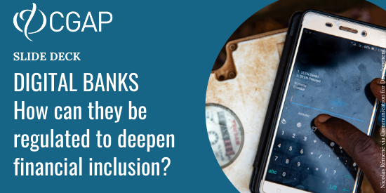 What are the existing regulatory approaches to digital banks that:

1) Accommodate new business models; and

2) Have the potential of a positive impact on financial inclusion?

CGAP’s new deck digs into 3 approaches: ow.ly/Hq3J50Hegg7