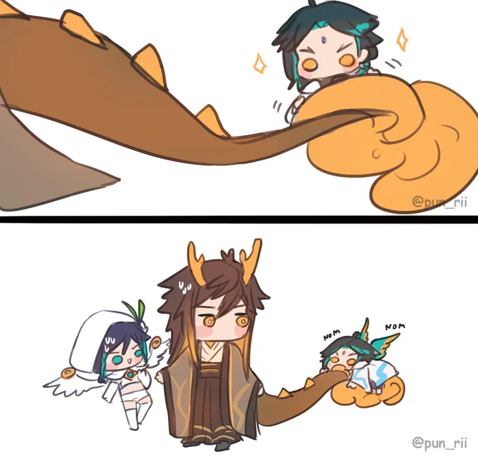 " nom nom "😅 