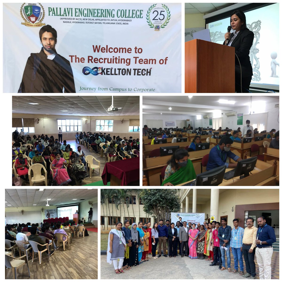 KelltonTech's tweet photo. Campus Hiring — Pallavi Engineering College, Telangana Conducting our #PlacementDrive at #PallaviEngineeringCollege, Telangana to source and hire #RightTalents amongst #BTechGraduates.

#CampusHiring #WeAreHiring #NewPlacement https://t.co/2Iqg4MMCAf