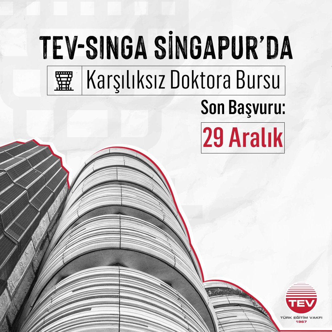 TEVKurumsal's tweet photo. Yurt Dışı Burs Başvurularımız başladı!

İngiltere, Singapur, ABD, Batı Avrupa, Danimarka, Japonya, Almanya, İtalya, İspanya ve Fransa'daki yurt dışı eğitim burslarımızla ilgili detaylı bilgi almak için aşağıdaki linki ziyaret edebilirsiniz.
https://t.co/Fx4kbe5Hat https://t.co/yUCdQ0Oof9
