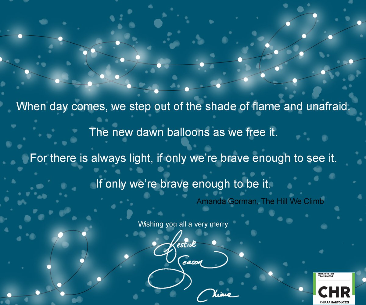 🌟 Where there's light, there's hope 🌟

Wishing you all a safe and restful festive season!