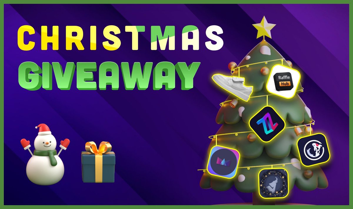 🎅Christmas #Giveaway 🥳Let's rock!!

Follow all✅RT✅Like💜Tag ur friends!🤩
🎁Huge Gifts🎁
1 key <a href="/ElephantAIO/">ElephantAIO™</a> 
1 key <a href="/RE_AIO/">REAIO</a> 
1 key <a href="/Koi_AIO/">Koi AIO</a> 
1 key <a href="/rafflehub_io/">RaffleHub</a> 
3*3GB <a href="/Zone__Proxies/">Zone Proxies</a> 

🎄And...we are giving away...
🎁1 pair of 【Nike Kwondo 1 x PEACEMINUSONE】!!! 🎄LFG!!🥳🥳