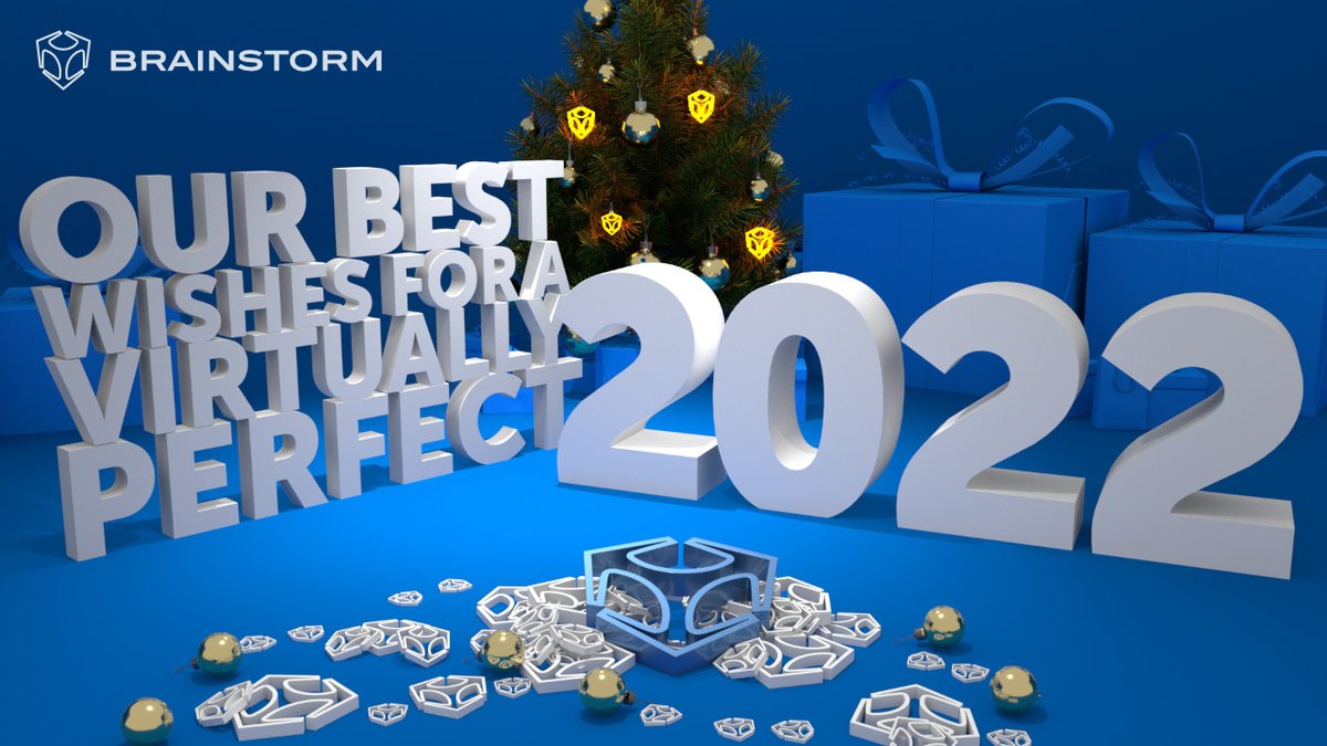 brainstorm3d's tweet photo. Season's Greetings!
Wishing you the best for the upcoming holidays while looking forward towards a virtually perfect New Year!

#Brainstorm3D #AR #VR #MR #GFX #VFX #VirtualStudio #VirtualEvents #BroadcastGraphics #filmmaking #RealTimeProduction #LiveProduction #VirtualProduction https://t.co/mZZYExyWNE