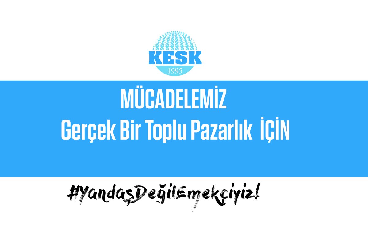 KESK1995's tweet photo. Gerçek bir toplu pazarlık,
demokratik, adil bir çalışma yaşamı,
eşit, özgür adil bir gelecek için mücadele ediyoruz!

Satış sözleşmelerine imza atanları kamu emekçileri unutmadı! #YandaşDeğilEmekçiyiz! https://t.co/Y0X2PgenGC