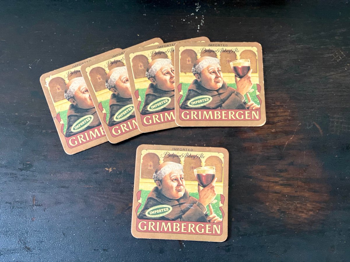 VSeagrape's tweet image. Sleek sellouts! 🤓. Order Coasters, Vintage set of 5 Grimbergen Belgian Ale Coasters, Vintage Drinking Gift, Bar Display, Beer Drinker, Vintage Hostess Gift, Man Cave at $20.00 from etsy.com/listing/102985… #BarDisplay #VintageBar