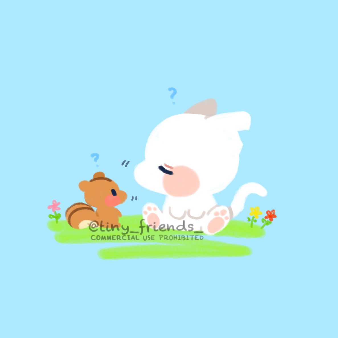 tiny_friends_'s tweet photo. ?🐿🐱? https://t.co/TX5kbXbcWe