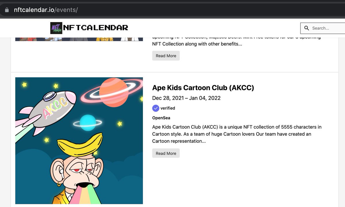 ApekidsCC's tweet photo. Congratulations !!!🚀 , Great news keep coming🍌!!
Ape Kids Cartoon Club 🐵 was listed at https://t.co/mgyWqiS5v4 !!!
@everyone
Thank you for all your Love and support !!! ❤️ you all !!! #AKCC #nft #NFTCommmunity #nftcollector https://t.co/t6hQrOwI1m