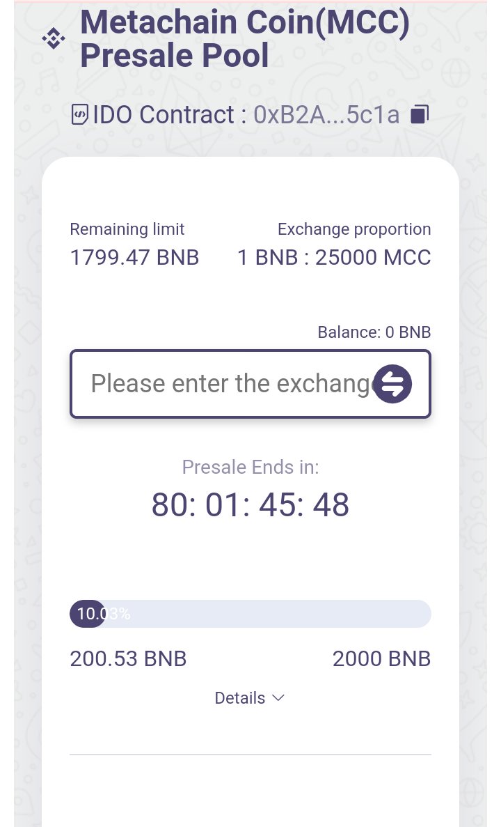 Metachain Blockchain tweet media