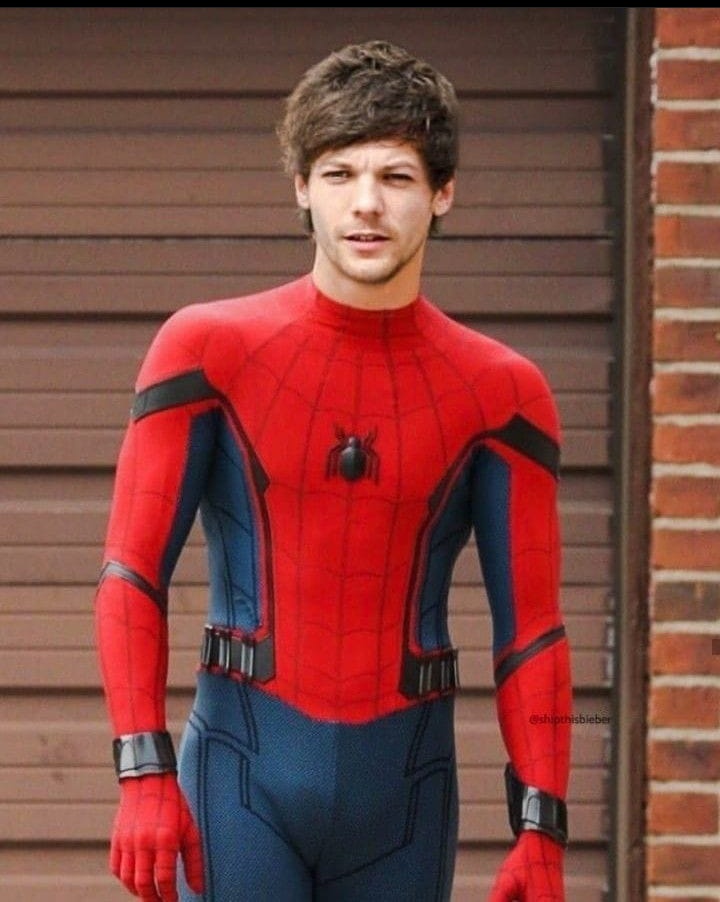 _Real_Me_28's tweet photo. I just found these.... Louis as spiderman 🥺🥺🥺... he's so adorable https://t.co/MKDVTTowmp